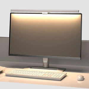 Computer Monitor Lamp, Screen Anti Blue Light Bar, 3 Color Temp Infinite Dimming Eye Light with Touch Control (White) Computer Monitor Lamp, Screen Anti Blue Light Bar, 3 Color Temp Infinite Dimming Eye Light with Touch Control (White)