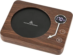 Coffee Mug Warmer for Desk3-Temp Settings & 12-Hour Timer Coffee Warmer Candle Warmer Auto Shut Off Wax Warmer for Scented Wax Heating Coffee Mug for Coffee, Tea, Milk (Wood Grain) Coffee Mug Warmer for Desk3-Temp Settings & 12-Hour Timer Coffee Warmer Candle Warmer Auto Shut Off Wax Warmer for Scented Wax Heating Coffee Mug for Coffee, Tea, Milk (Wood Grain)