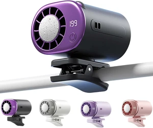 Car Clip On Air Conditioner Fan With Led Display, Portable Mini Ac Fan Clip On For Car, 360° Rotation 100 Speeds, Usb Rechargeable Cooling Fan For Auto Vehicle Truck Tent (2, black) Car Clip On Air Conditioner Fan With Led Display, Portable Mini Ac Fan Clip On For Car, 360° Rotation 100 Speeds, Usb Rechargeable Cooling Fan For Auto Vehicle Truck Tent (2, black)