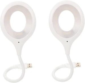 Table Lamp 2pcs Voice USB Night Light Clip Bed Reading Activated Table Lamp 2pcs Voice USB Night Light Clip Bed Reading Activated