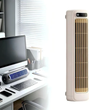 Portable AC Fan with Evaporative Cooling - Rechargeable Battery Tower Fan, Ultra Quiet 3-Speed Personal Air Conditioner for Desk, Bedroom, Kitchen (White) Portable AC Fan with Evaporative Cooling - Rechargeable Battery Tower Fan, Ultra Quiet 3-Speed Personal Air Conditioner for Desk, Bedroom, Kitchen (White)