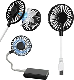 Mini USB Fan 360° Adjustable Small Personal Desk Fan for Power Bank, Mini USB Fan 360° Adjustable Small Personal Desk Fan for Power Bank,