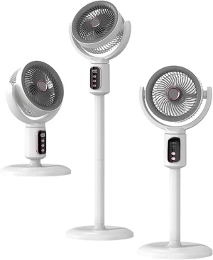 USB Rechargeable Floor Fan Quiet Brushless Motor Air CirculatorWhite USB Rechargeable Floor Fan Quiet Brushless Motor Air CirculatorWhite