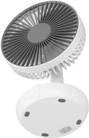 Aramox Oscillating Desk Fan, Rechargeable 5-Speed USB Fan with Long (White) Aramox Oscillating Desk Fan, Rechargeable 5-Speed USB Fan with Long (White)