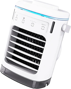 USB Desk Air Fan with Water Assisted Design Evaporative Air Coolers, for Desk, Bedside, Dorm Use, Home Office Study Area USB Desk Air Fan with Water Assisted Design Evaporative Air Coolers, for Desk, Bedside, Dorm Use, Home Office Study Area