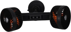 Happyyami Dual Head Car Cooling Fan 4000mah Rechargeable Suction Cup Happyyami Dual Head Car Cooling Fan 4000mah Rechargeable Suction Cup