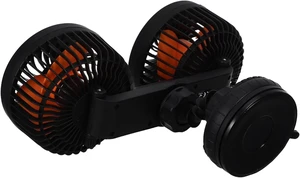GALPADA Suction Cup Mount Car Cooling Fan Dual Head 360° Rotating 3-speed GALPADA Suction Cup Mount Car Cooling Fan Dual Head 360° Rotating 3-speed
