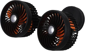 Dual Head Car Ventilation Fan 4000mah Rechargeable 3 Speed Adjustable Dual Head Car Ventilation Fan 4000mah Rechargeable 3 Speed Adjustable