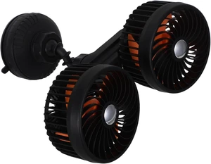 Veemoon Double Head Car Ventilation Fan 4000mah Rechargeable USB Powered Veemoon Double Head Car Ventilation Fan 4000mah Rechargeable USB Powered