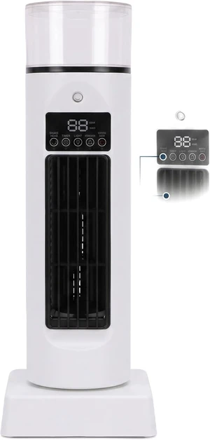 Usb Tower Fan Bladeless, 6 Speeds Quiet Cooling Fan With 100ml Water Tank, Touch Control & Oscillation, Portable Desk Fan For Office Bedroom Tent Usb Tower Fan Bladeless, 6 Speeds Quiet Cooling Fan With 100ml Water Tank, Touch Control & Oscillation, Portable Desk Fan For Office Bedroom Tent