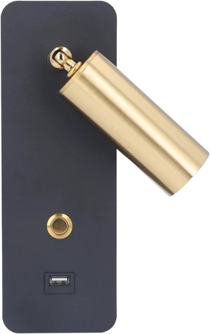 FTVOGUE LED Wall Light Wrought Iron Painted USB Wall Lamp 85 to 265V with Key Switch 350 Degree and 90 Degree Adjustable Neutral Light for Bedside Bedroom Reading FTVOGUE LED Wall Light Wrought Iron Painted USB Wall Lamp 85 to 265V with Key Switch 350 Degree and 90 Degree Adjustable Neutral Light for Bedside Bedroom Reading