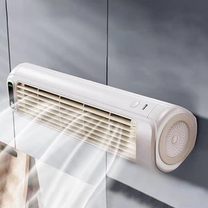 Electric Wireless Fan Three Adjustable Fan Speeds Cooler Air Circulators USB Rechargeable Mini Wall-Mounted Fans for Kitchen/Small Space/Apartment Electric Wireless Fan Three Adjustable Fan Speeds Cooler Air Circulators USB Rechargeable Mini Wall-Mounted Fans for Kitchen/Small Space/Apartment
