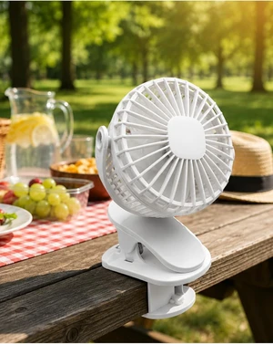 SODEF Portable USB Fan for Treadmill & Tent, 3-Speed, 360° Rotation, Clip-on Design, Quiet Operation - Multicolor SODEF Portable USB Fan for Treadmill & Tent, 3-Speed, 360° Rotation, Clip-on Design, Quiet Operation - Multicolor