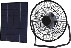 5.2W Solar Panel Fan, 8 Inch Dual Speed Brushless Cooling Fan with USB Output, Portable Ventilation for Chicken Coop, Dog Kennel and Pet House, Outdoor Use 5.2W Solar Panel Fan, 8 Inch Dual Speed Brushless Cooling Fan with USB Output, Portable Ventilation for Chicken Coop, Dog Kennel and Pet House, Outdoor Use