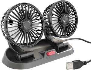 360 Car Fan USB 12V 24V 2 Speeds Silent Aroma Box 360 Car Fan USB 12V 24V 2 Speeds Silent Aroma Box