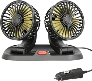 USB Fan for Car Dual Head 360 5V 12V 24V 2 Speed USB Fan for Car Dual Head 360 5V 12V 24V 2 Speed