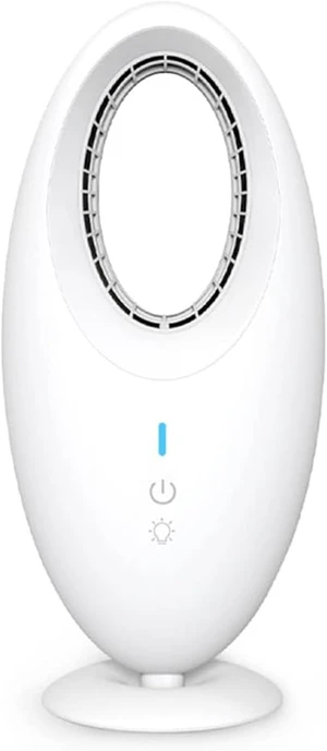 Portable Fan 3 Speed Settings Tower Fan, Usb Rechargeable 90° Oscillating Bladeless Fan, Desk Fan with Night Light Function Cooling Artifact/4000Mah Portable Fan 3 Speed Settings Tower Fan, Usb Rechargeable 90° Oscillating Bladeless Fan, Desk Fan with Night Light Function Cooling Artifact/4000Mah