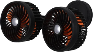 Dual Head Car Cooling Fan Suction Cup 4000mah Rechargeable Dual Head Car Cooling Fan Suction Cup 4000mah Rechargeable