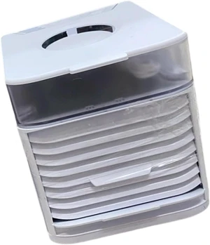 USB Desk Air Fan with LED Light, Compact Desktop ABS Housing for Bedside Study Home Placement During Warm Weather Readin USB Desk Air Fan with LED Light, Compact Desktop ABS Housing for Bedside Study Home Placement During Warm Weather Readin