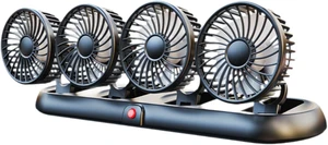 5V USB 4 Head Car Console Fan 360° Rotation for Kitchens Multipurpose 5V USB 4 Head Car Console Fan 360° Rotation for Kitchens Multipurpose