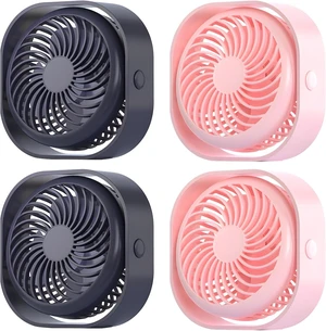 4 Pcs Mini USB Fan with 3-Speed, Rechargeable Desktop Fans for Home, Dorm, Office, 360° Rotation, Non-Slip Base 4 Pcs Mini USB Fan with 3-Speed, Rechargeable Desktop Fans for Home, Dorm, Office, 360° Rotation, Non-Slip Base
