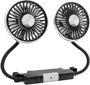 USB Fan for Car Dual Head 360 Adjustable Type C Low Noise USB Fan for Car Dual Head 360 Adjustable Type C Low Noise