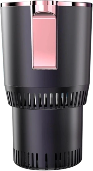 Car Cooler for Vehicle, 2 in 1 Heating and Cooling Cup, Portable Beverage Heater and Chiller, Quick Temperature Control, Compatible with Car Cup Holders, Rose Gold and Dark Gray Car Cooler for Vehicle, 2 in 1 Heating and Cooling Cup, Portable Beverage Heater and Chiller, Quick Temperature Control, Compatible with Car Cup Holders, Rose Gold and Dark Gray