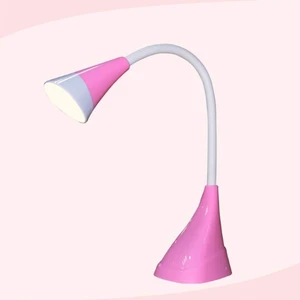 LED Eye Protection Table Lamp Dimmable USB Rechargeable Touch Switch Bedroom Reading Light Elegant Soft Eye Protection (Color : Gray) (Pink) LED Eye Protection Table Lamp Dimmable USB Rechargeable Touch Switch Bedroom Reading Light Elegant Soft Eye Protection (Color : Gray) (Pink)
