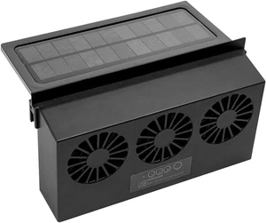 Solar/USB Dual Charging Vehicle Cooling Tool Car Exhaust Fan Vehicle Air Circulation Exhaust Fan Car Ventilation Fan(4) Solar/USB Dual Charging Vehicle Cooling Tool Car Exhaust Fan Vehicle Air Circulation Exhaust Fan Car Ventilation Fan(4)