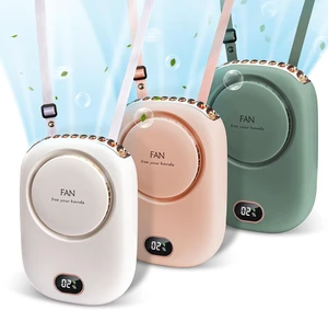 3 Pack Portable Neck Fan, Hanging Neck Fan Hands Free with Adjustable Lanyard and Bracket, USB Rechargeable Bladeless Mini Fans Portable(White+Pink+Green) 3 Pack Portable Neck Fan, Hanging Neck Fan Hands Free with Adjustable Lanyard and Bracket, USB Rechargeable Bladeless Mini Fans Portable(White+Pink+Green)