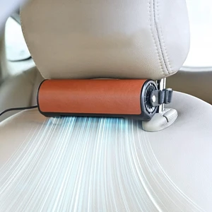 Car Fan USB Electric Car Seat Cooling Fan Portable Car Seat Fan for Front Rear Seat Passenger 3 Gears Car Seat Fan for SUV, RV, Vehicles (Brown) Car Fan USB Electric Car Seat Cooling Fan Portable Car Seat Fan for Front Rear Seat Passenger 3 Gears Car Seat Fan for SUV, RV, Vehicles (Brown)