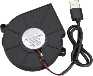 5Pcs 5V USB Cooler 75MM*15MM DC Brushless Turbo Blower 75MM Centrifugal Radial Fan for Humidifier Cooling 5Pcs 5V USB Cooler 75MM*15MM DC Brushless Turbo Blower 75MM Centrifugal Radial Fan for Humidifier Cooling