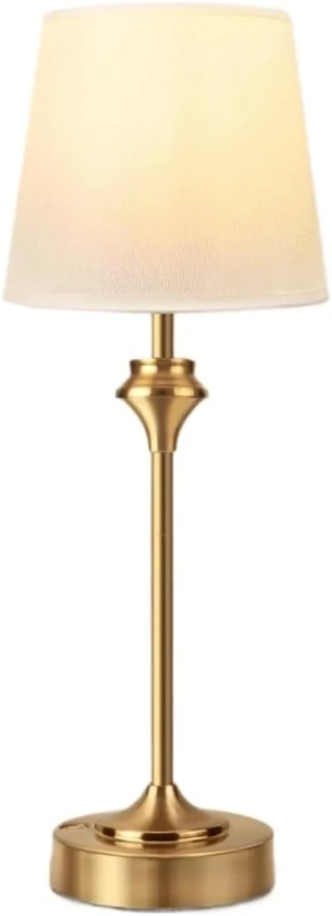 Practical Touch Portable Cordless Table Lamp - 3-Way Dimmable Battery Powered Light with White Shade & d Base for Living Room, Dining Room & Office Practical Touch Portable Cordless Table Lamp - 3-Way Dimmable Battery Powered Light with White Shade & d Base for Living Room, Dining Room & Office