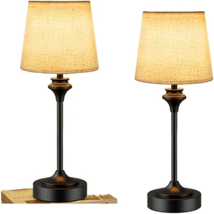Practical Touch Portable Cordless Table Lamp - 3-Way Dimmable Battery-Powered Light for Bedroom, Living Room, and Dining Room - Black 2-Pack for Home and Office Use Practical Touch Portable Cordless Table Lamp - 3-Way Dimmable Battery-Powered Light for Bedroom, Living Room, and Dining Room - Black 2-Pack for Home and Office Use