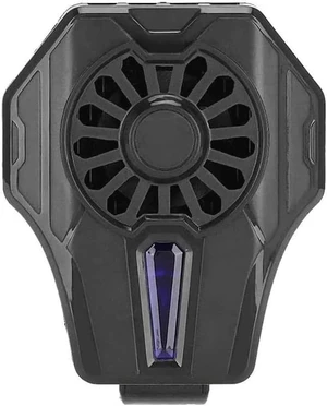 Phone Cooling Fan for Android iOS Game Radiator Portable - Black Phone Cooling Fan for Android iOS Game Radiator Portable - Black