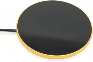 Warmer Cup Pad USB Coffee Cup Pad Metal Heating Coaster Office Constant Temperature Water Cup Warmer Heater Pad Heating Base Insulation Bas (Color : Gold) (Gold) Warmer Cup Pad USB Coffee Cup Pad Metal Heating Coaster Office Constant Temperature Water Cup Warmer Heater Pad Heating Base Insulation Bas (Color : Gold) (Gold)