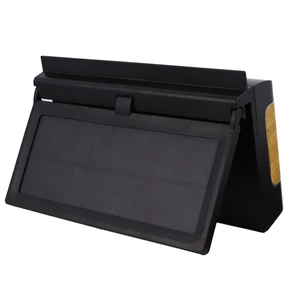 Solar Powered Car Exhaust Fan Black 4000mAh USB Charging Solar Powered Car Exhaust Fan Black 4000mAh USB Charging