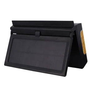 Solar Powered Car Exhaust Fan USB Charging 4000mAh Black Solar Powered Car Exhaust Fan USB Charging 4000mAh Black