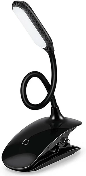 LED USB Rechargeable Reading Light Clip On Book Light 5500K-6500K Three Levels of Touch Dimming Eye Protection Lamp Small Lightweight Clip On Book Reading Lights LED USB Rechargeable Reading Light Clip On Book Light 5500K-6500K Three Levels of Touch Dimming Eye Protection Lamp Small Lightweight Clip On Book Reading Lights