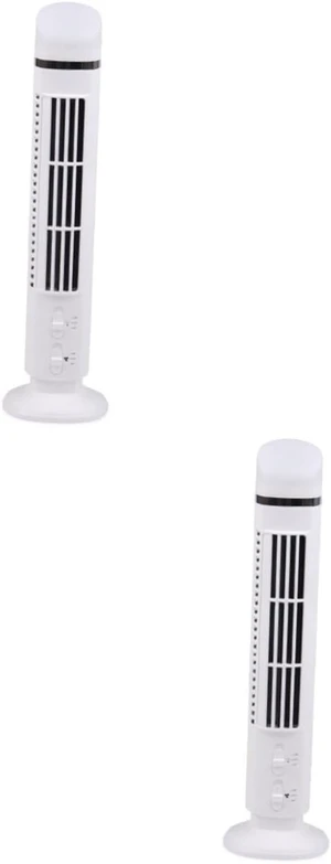 Housoutil 2pcs Usb Mini Cooling Fan with Light Bladeless Desk Fan for Home Office Quiet Compact Design Multi-function Accessory White Housoutil 2pcs Usb Mini Cooling Fan with Light Bladeless Desk Fan for Home Office Quiet Compact Design Multi-function Accessory White