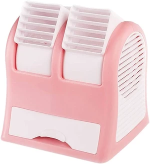 Desktop Fan USB Leafless Small Fan, Portable Desktop Cooling Air Conditioning Fan, Cooling Office Dormitory Silent Large Wind Power Fan (Color : Hot Pink) Desktop Fan USB Leafless Small Fan, Portable Desktop Cooling Air Conditioning Fan, Cooling Office Dormitory Silent Large Wind Power Fan (Color : Hot Pink)