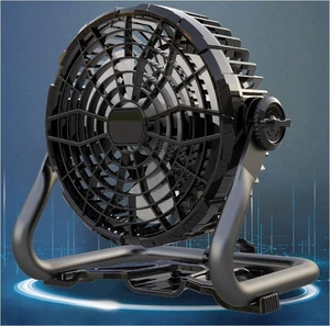 Fan, USB Fan, Outdoor Fan, Table Fan, 360° Rotation, Portable Fan Lamp, LED Camping Lighting, Emergency Light, Bedroom, Office, Desk, Fan Lamp, Low Noise Cooling (Black)X41 Fan, USB Fan, Outdoor Fan, Table Fan, 360° Rotation, Portable Fan Lamp, LED Camping Lighting, Emergency Light, Bedroom, Office, Desk, Fan Lamp, Low Noise Cooling (Black)X41