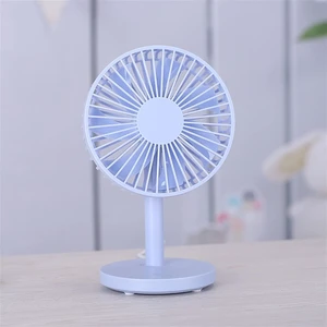 USB Desktop Fan Household, Outdoor Portable Fan Office Household Enhancement 5 Fan Leaf Mobile Desktop Fan (Color : Blue) USB Desktop Fan Household, Outdoor Portable Fan Office Household Enhancement 5 Fan Leaf Mobile Desktop Fan (Color : Blue)