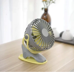 Buded Fan USB Mute 4000mah Rechargeable 4-Speed Adjustable Tabletop Clip-on 360-degree Wind Cooling Electric Fan for Home, Office, Travel (Grey Yellow) Buded Fan USB Mute 4000mah Rechargeable 4-Speed Adjustable Tabletop Clip-on 360-degree Wind Cooling Electric Fan for Home, Office, Travel (Grey Yellow)