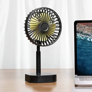 Personal Handheld Desktop Adjustable Small Portable 1200mah Rechargeable USB Removable 3-Speed Office, Travel, Outdoor Strong Wind Cooling Electric Fan (Black) Personal Handheld Desktop Adjustable Small Portable 1200mah Rechargeable USB Removable 3-Speed Office, Travel, Outdoor Strong Wind Cooling Electric Fan (Black)