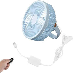 Kiven USB Desk Fan Portable Mini Fans with Remote Control 3 ways Mount, Quiet Operation and 360°Air Supply,Adjustable Angle Bedside Fan for Dormitory,Office,Bedroom,pets fan,Car Outdoor Travel(Blue) Kiven USB Desk Fan Portable Mini Fans with Remote Control 3 ways Mount, Quiet Operation and 360°Air Supply,Adjustable Angle Bedside Fan for Dormitory,Office,Bedroom,pets fan,Car Outdoor Travel(Blue)