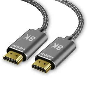 8K HDMI 2.1 Cable Fiber Optic 50FT Long,High Speed 48Gbps,8K@60Hz,eARC 8K HDMI 2.1 Cable Fiber Optic 50FT Long,High Speed 48Gbps,8K@60Hz,eARC