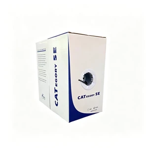 Real HD CAT5e Ethernet Cable 1000ft 24AWG CCA UTP Unshielded Bulk Network LAN Wire Easy Pull Box 305M for Router Modem PC Laptop Gaming Console Smart TV Home Office Indoor (Black) Real HD CAT5e Ethernet Cable 1000ft 24AWG CCA UTP Unshielded Bulk Network LAN Wire Easy Pull Box 305M for Router Modem PC Laptop Gaming Console Smart TV Home Office Indoor (Black)