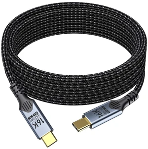 Long USB c to USB c 10FT Compatible with Thunderbolt 5 Cable high Speed 80GbpsData Transfer,16K/8K/4K Video, Braided Type c to Type c Charger Cord, 240W PD Fast Charging for Thunderbolt 4/3 Long USB c to USB c 10FT Compatible with Thunderbolt 5 Cable high Speed 80GbpsData Transfer,16K/8K/4K Video, Braided Type c to Type c Charger Cord, 240W PD Fast Charging for Thunderbolt 4/3