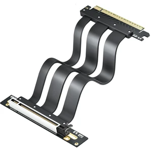 PCIe 5.0 Riser Cable Vertical GPU Mount 128GB/s RTX 50 RX 9000 PCIe 5.0 Riser Cable Vertical GPU Mount 128GB/s RTX 50 RX 9000